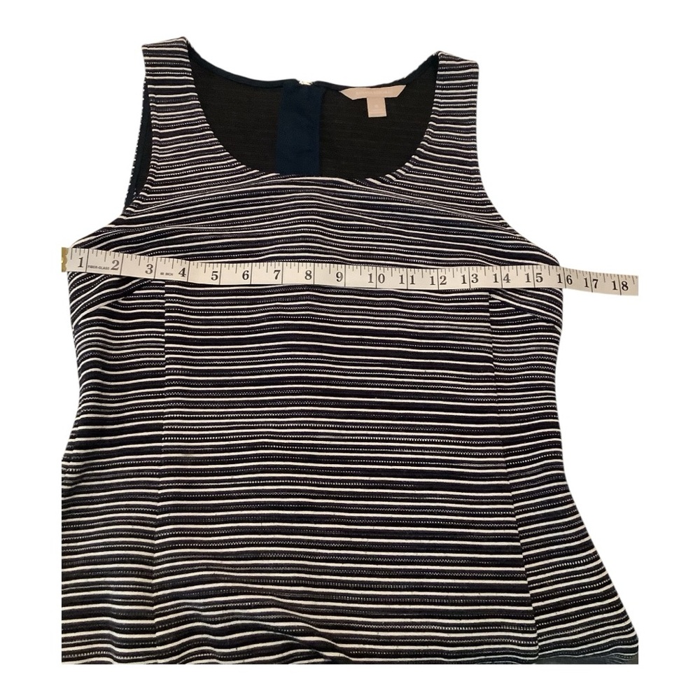 Banana Republic Navy & White Striped Sleeveless Fit & Flare Dress Size 8
B027 - Picture 7 of 7